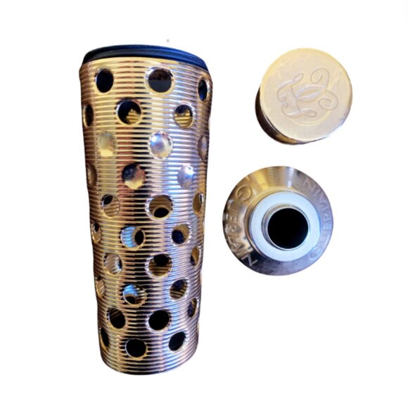 Vintage Guerlain Gold Collector Canister for Shalimar - Picture 2 of 3